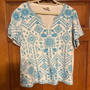 Savanna Jane embroidered top sz 2X